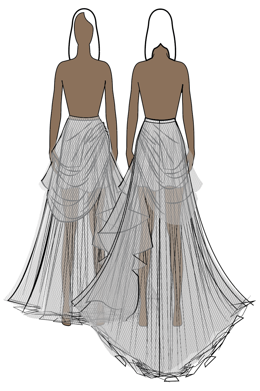 Tulle Vivienne Maxi Skirt