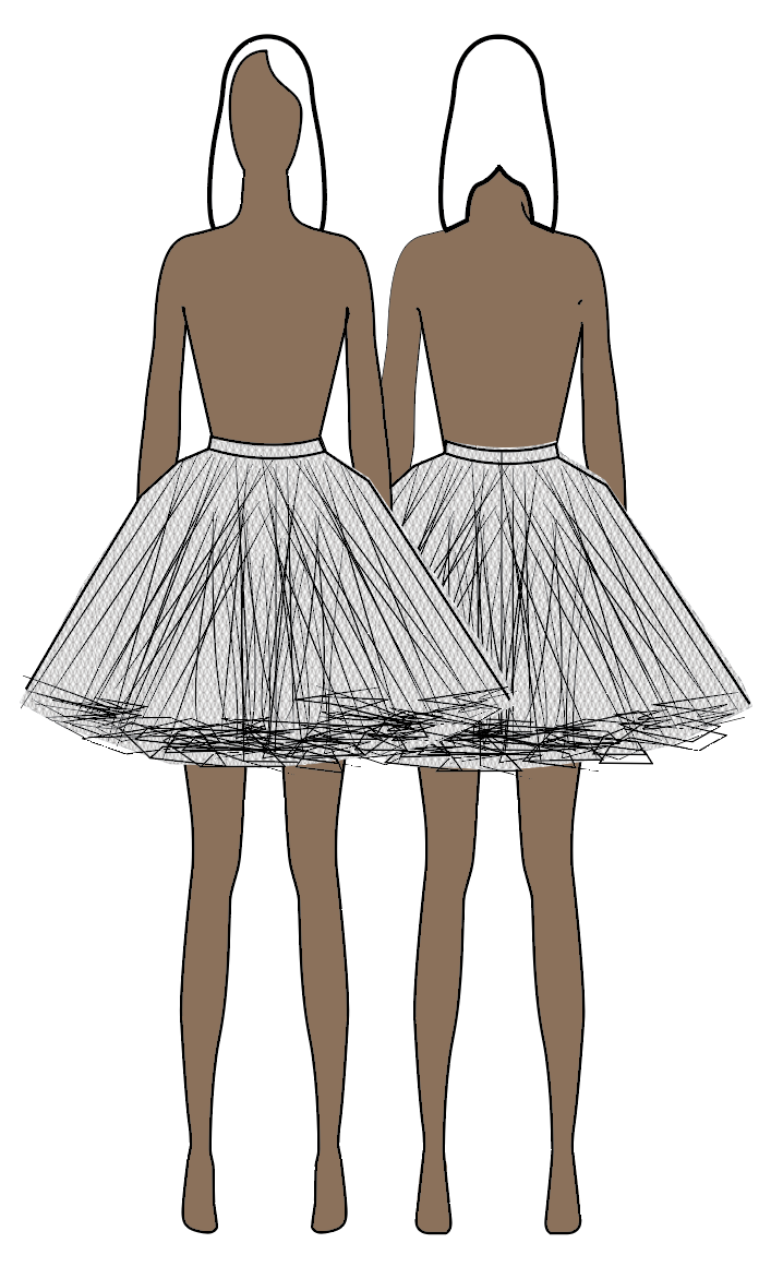 Tulle Fonteyn Mini Skirt